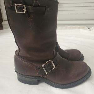 Frye Women's Boots Short Brown Leather Size 7.5